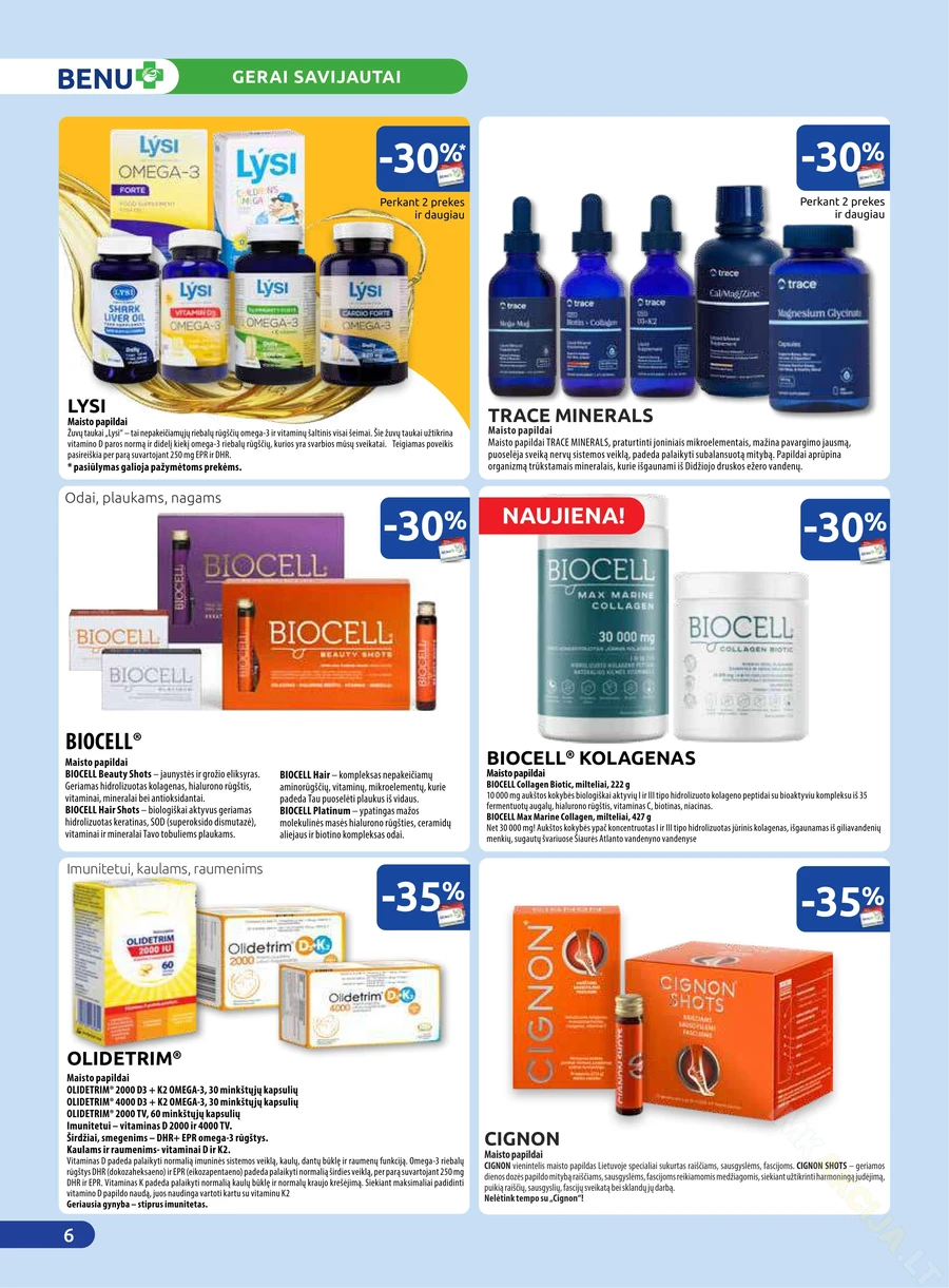 BENU akcijų leidinys puslapis 6
