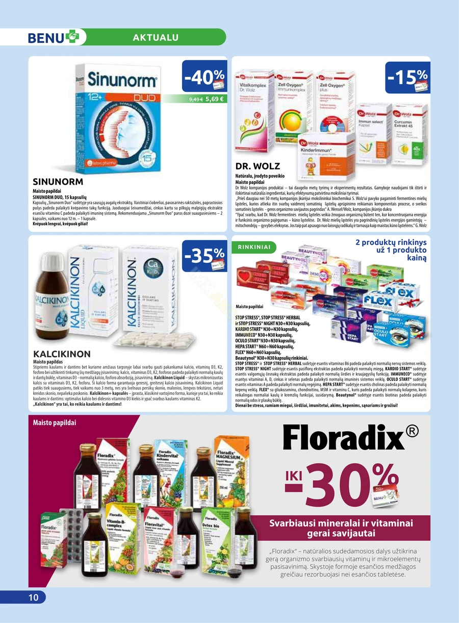BENU akcijų leidinys puslapis 10