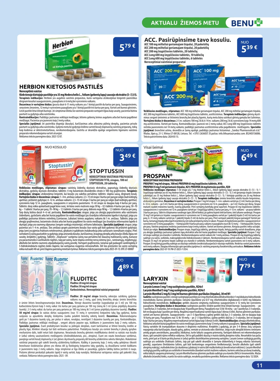 BENU akcijų leidinys puslapis 11