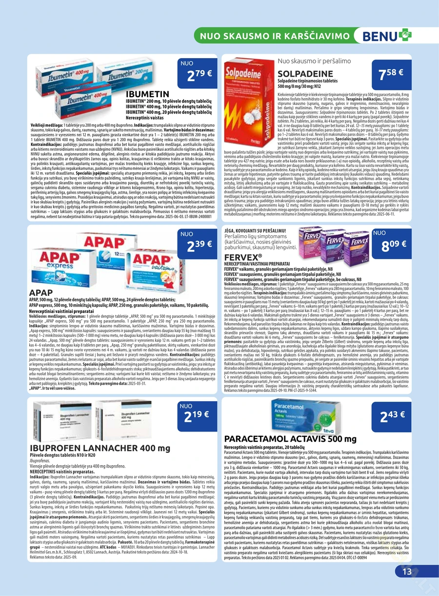 BENU akcijų leidinys puslapis 13