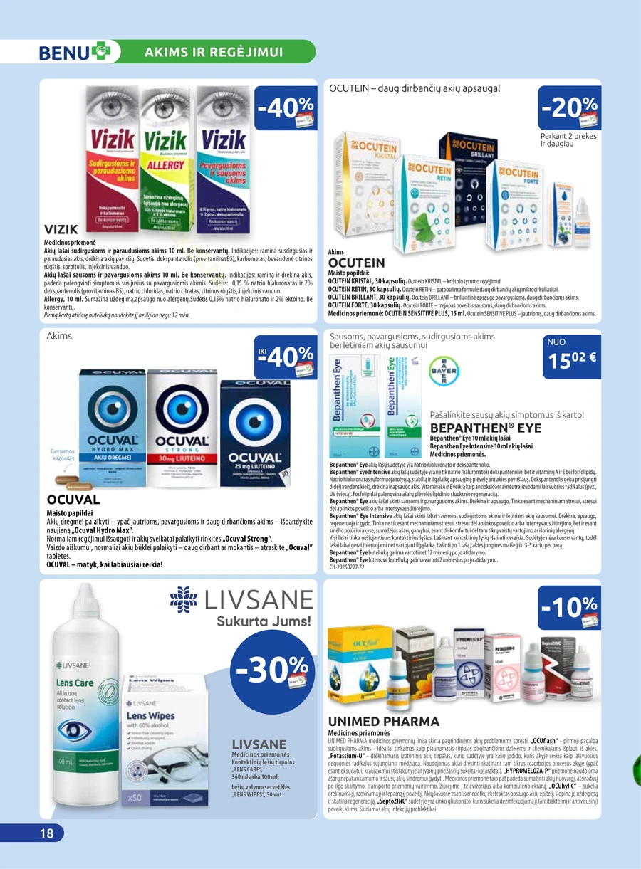 BENU akcijų leidinys puslapis 18