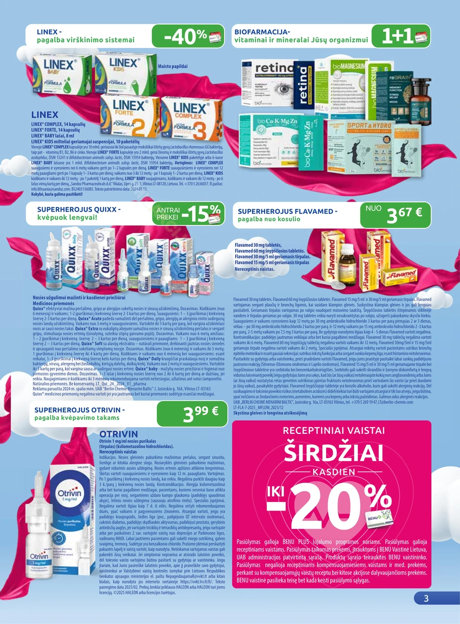 BENU akcijų leidinys puslapis 3