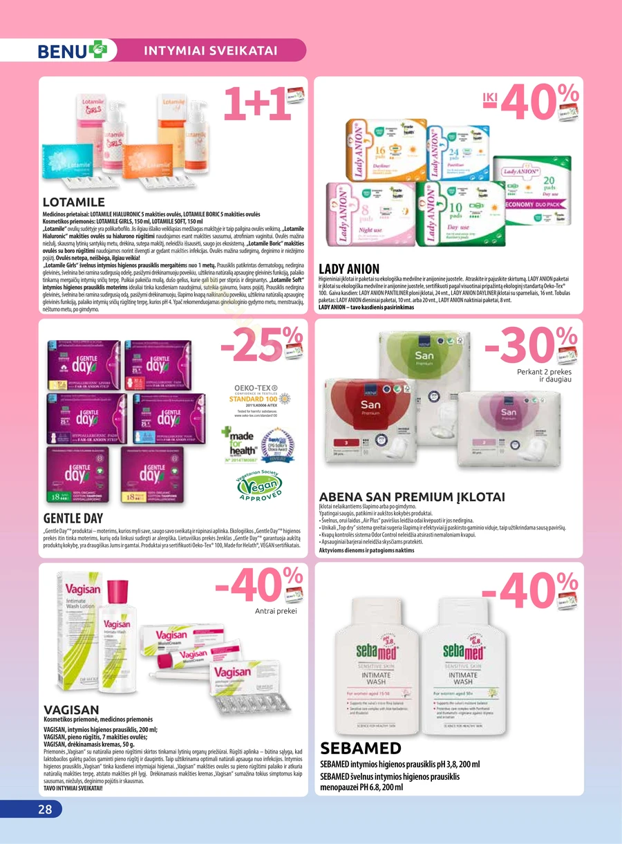 BENU akcijų leidinys puslapis 28
