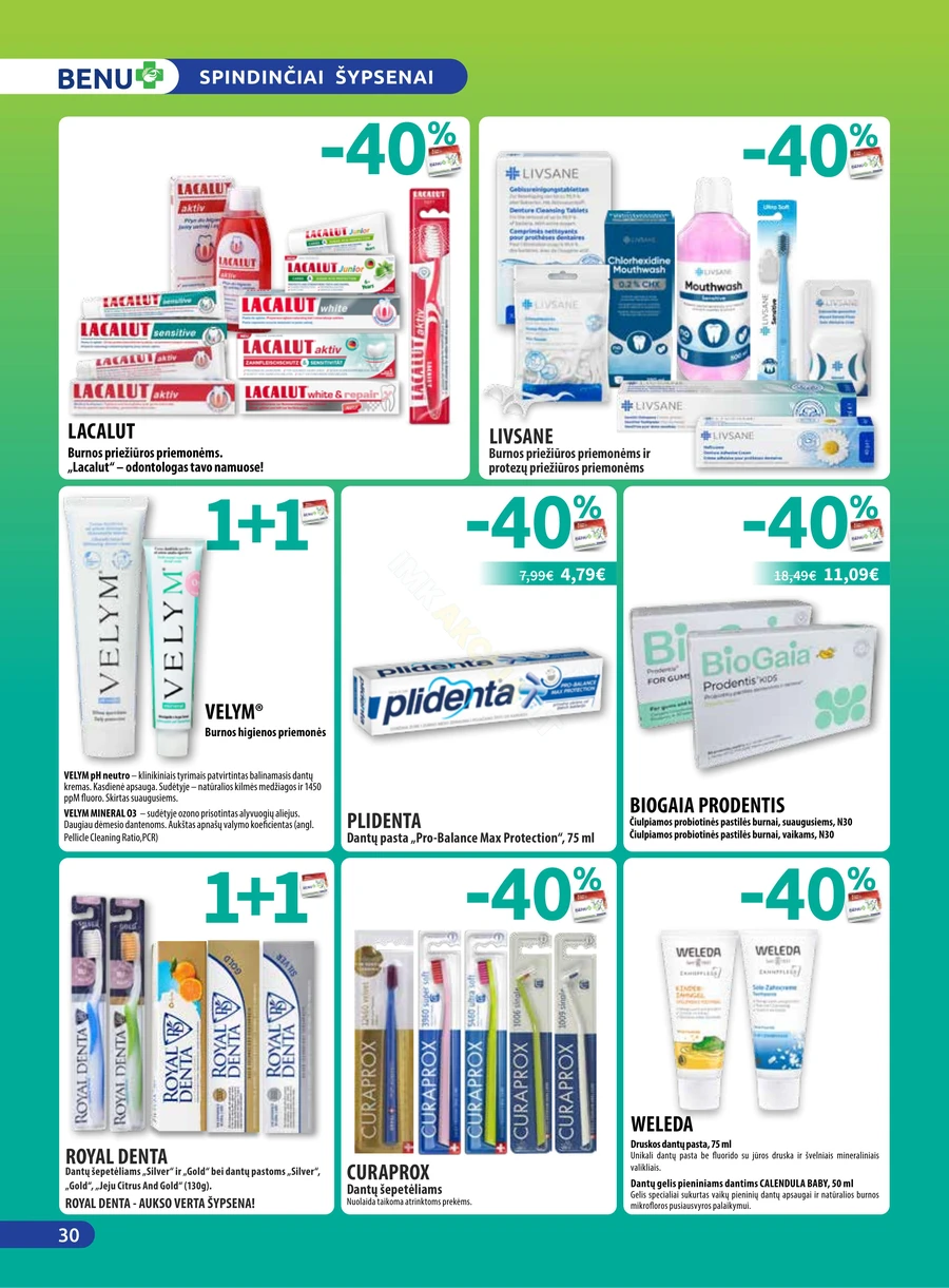BENU akcijų leidinys puslapis 30