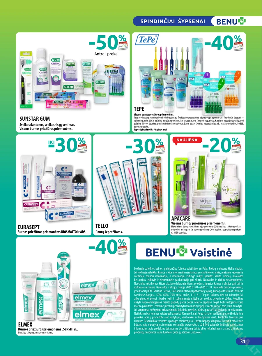 BENU akcijų leidinys puslapis 31
