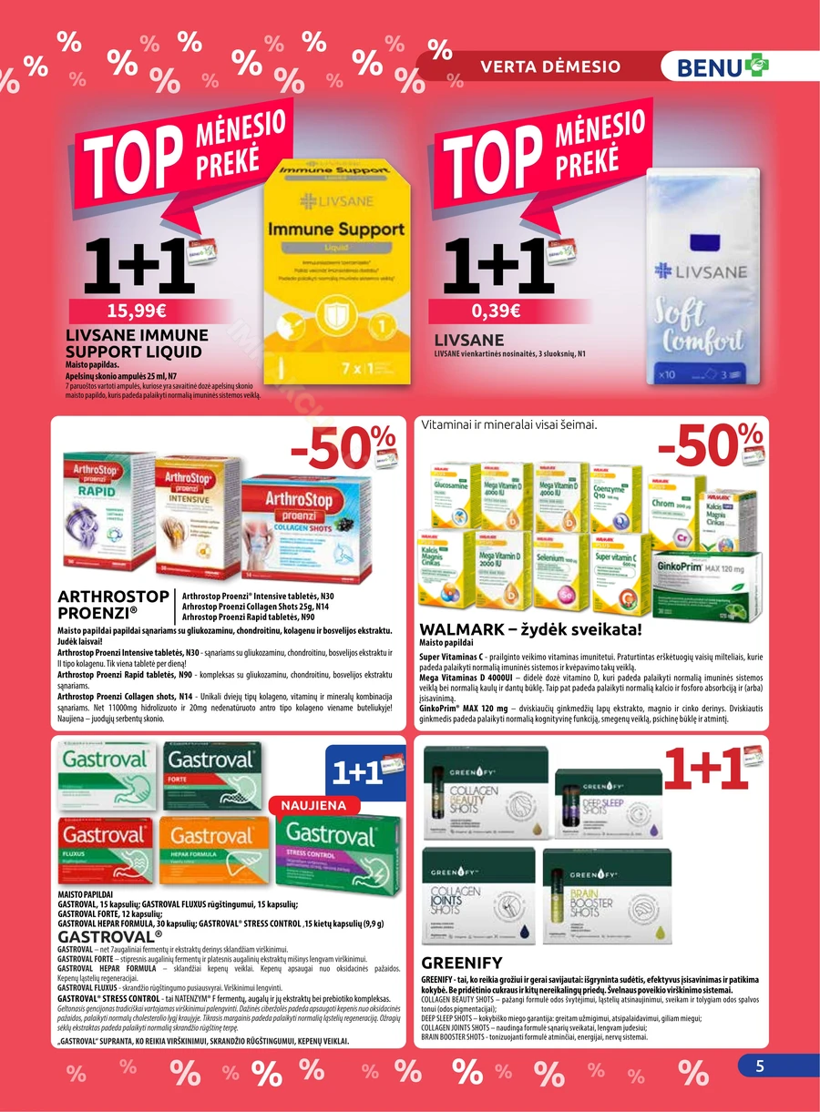 BENU akcijų leidinys puslapis 5
