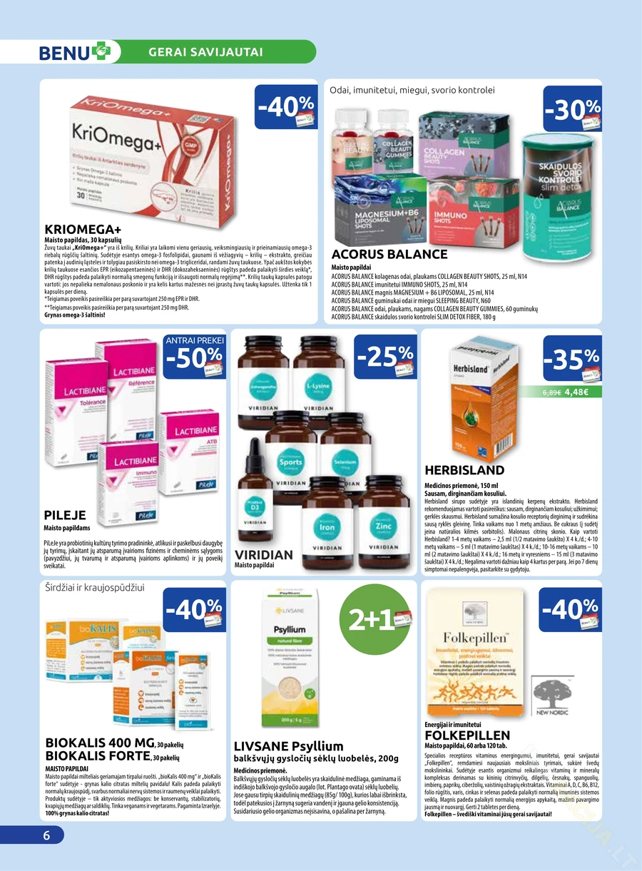 BENU akcijų leidinys puslapis 6