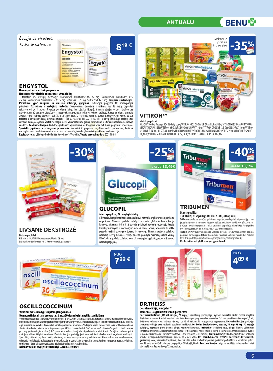 BENU akcijų leidinys puslapis 9