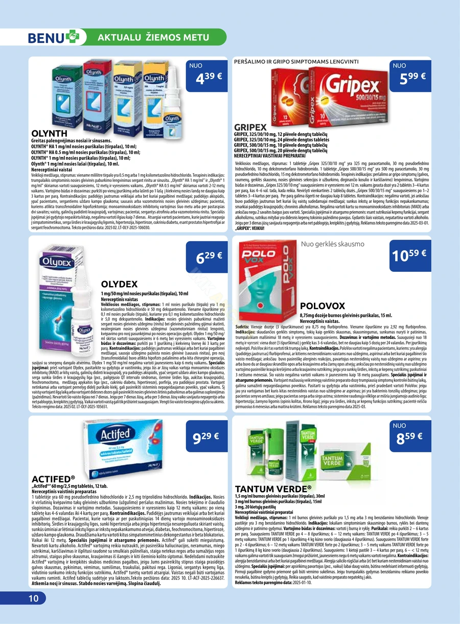 BENU akcijų leidinys puslapis 10
