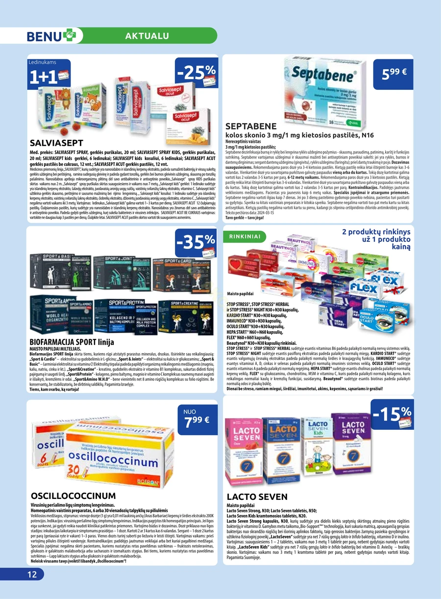 BENU akcijų leidinys puslapis 12