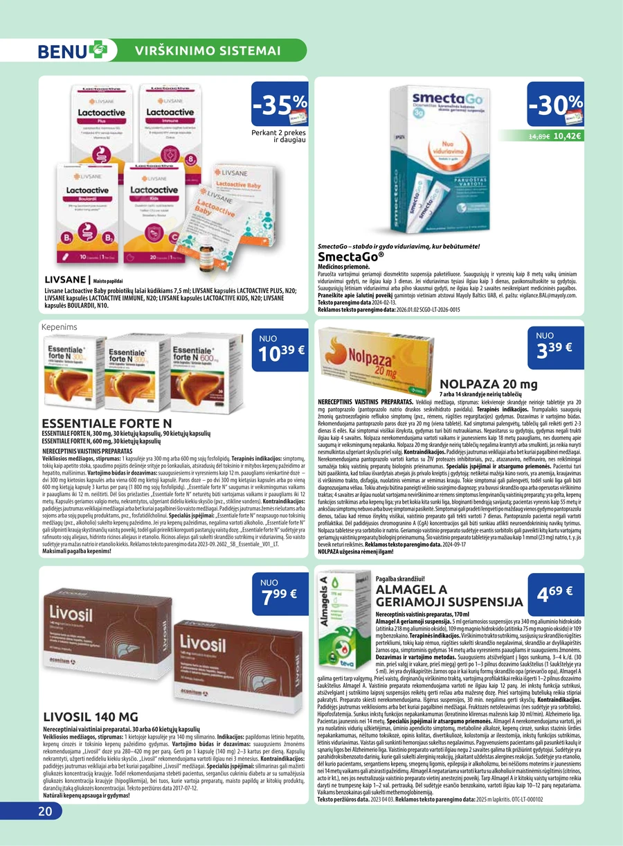 BENU akcijų leidinys puslapis 20