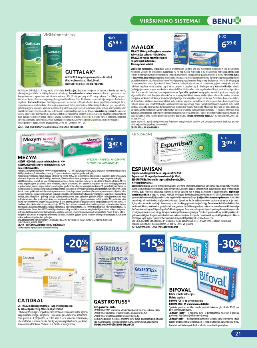 BENU akcijų leidinys puslapis 21