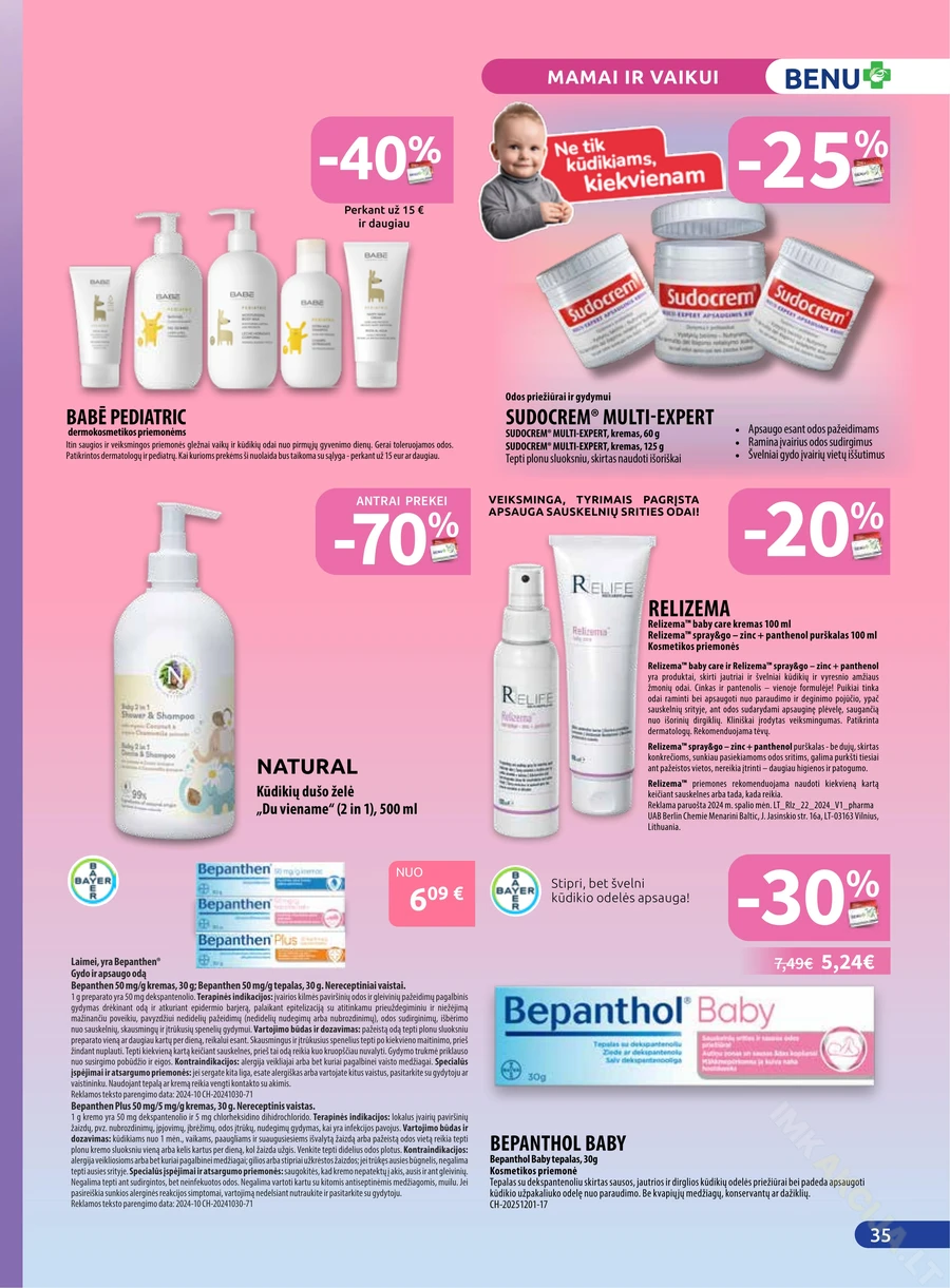 BENU akcijų leidinys puslapis 35