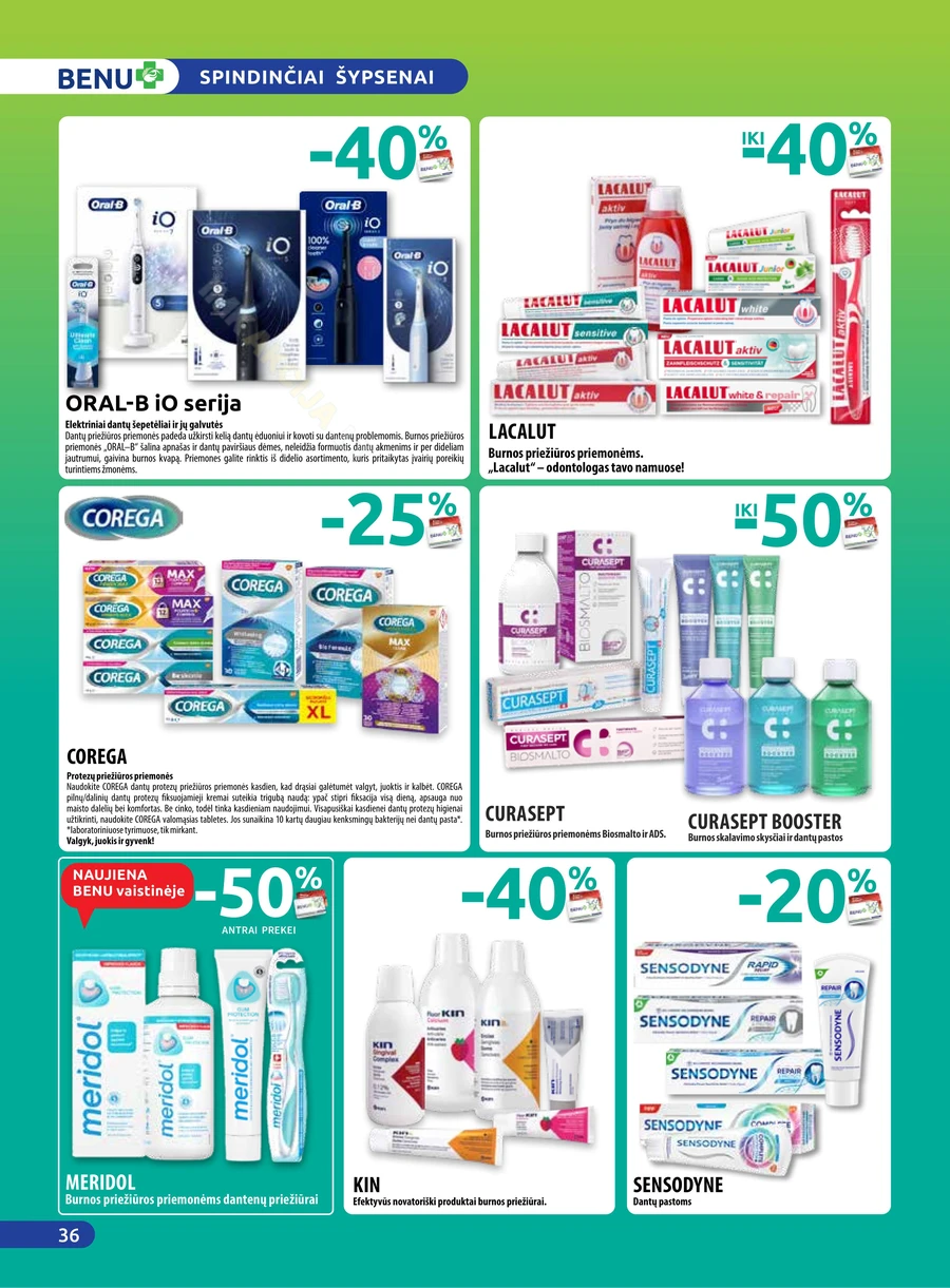 BENU akcijų leidinys puslapis 36