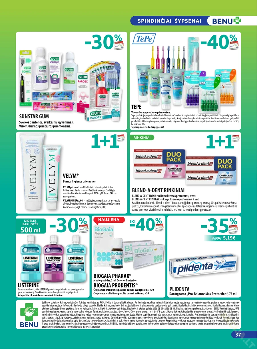 BENU akcijų leidinys puslapis 37