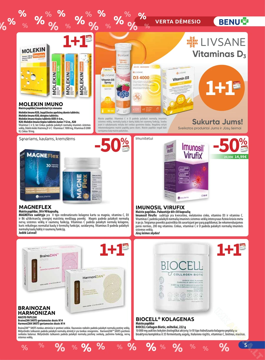 BENU akcijų leidinys puslapis 5