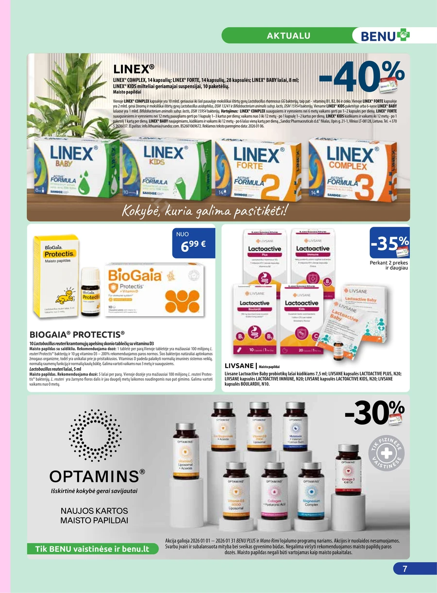 BENU akcijų leidinys puslapis 7