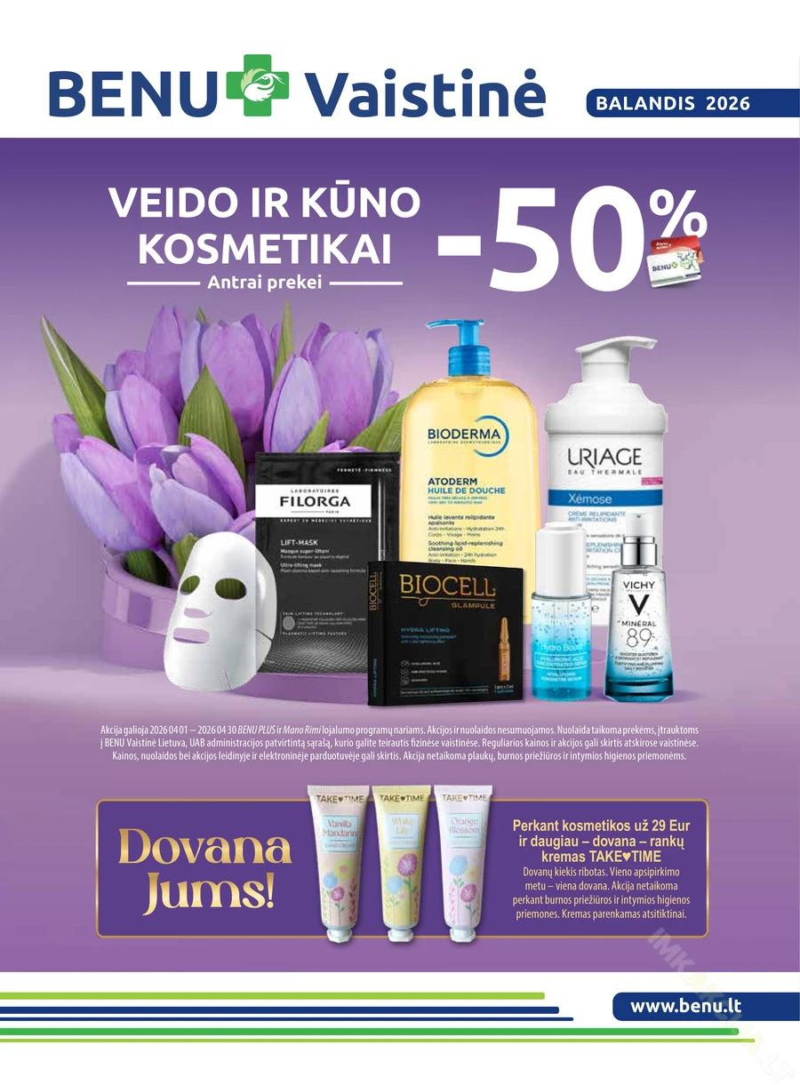 BENU akcijų leidinys puslapis 1