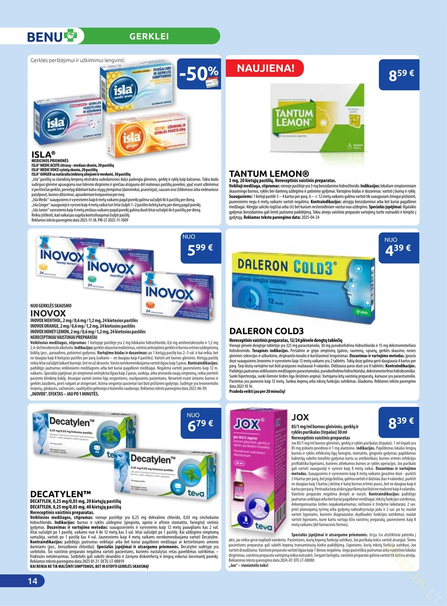 BENU akcijų leidinys puslapis 14