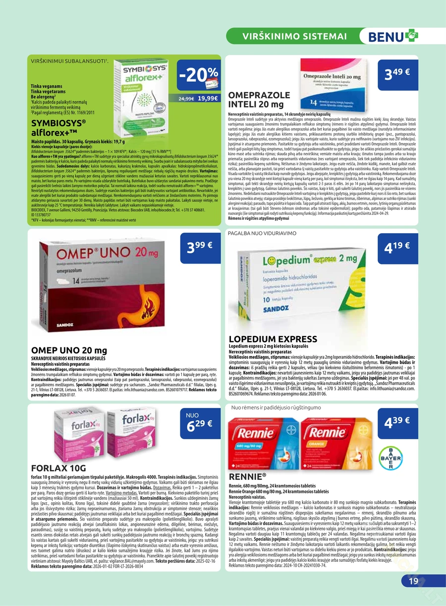 BENU akcijų leidinys puslapis 19
