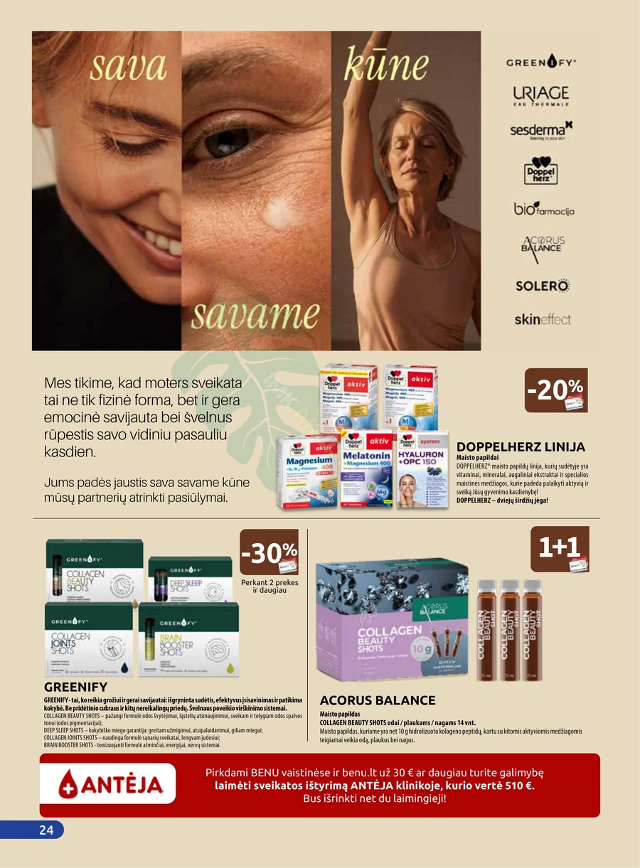 BENU akcijų leidinys puslapis 24