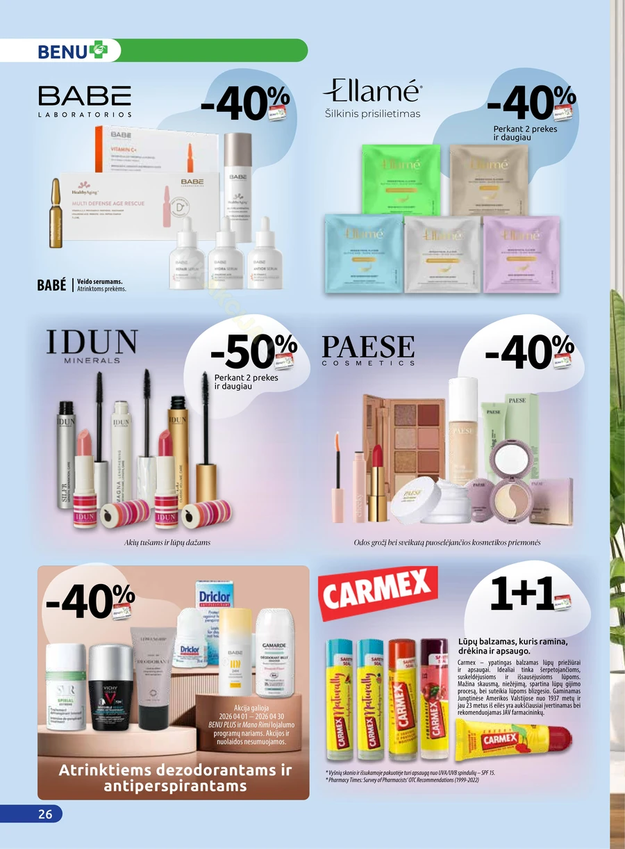 BENU akcijų leidinys puslapis 26