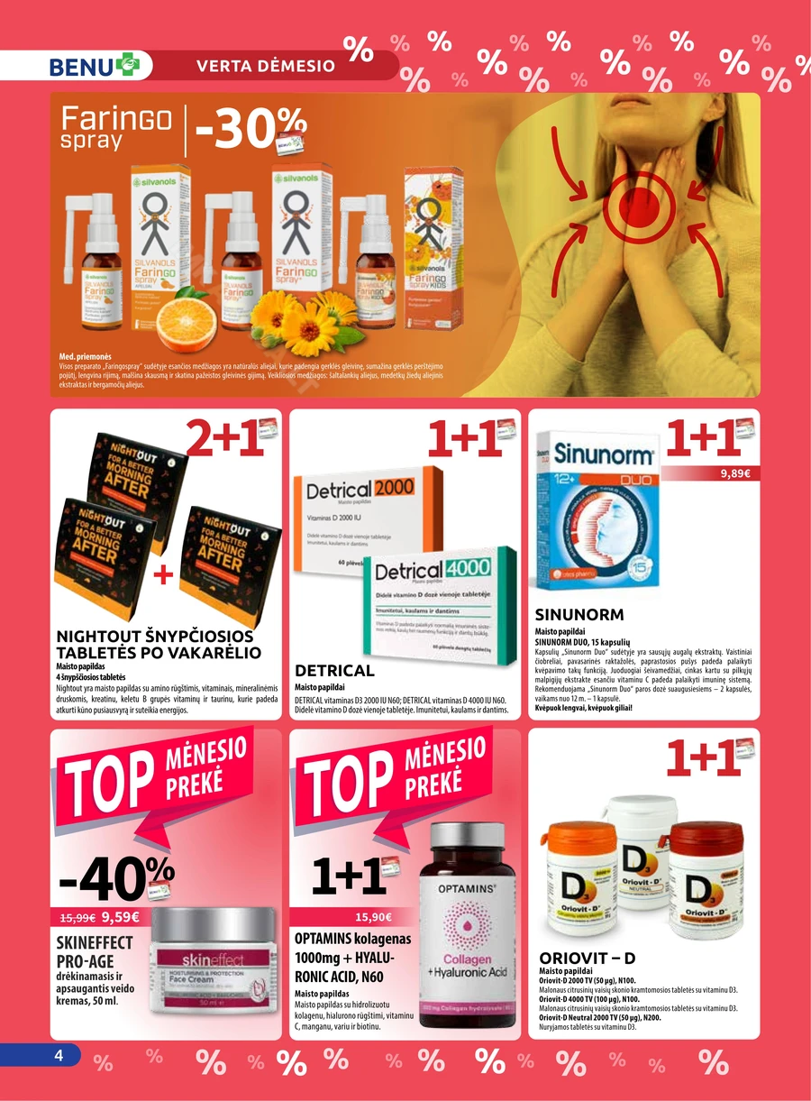 BENU akcijų leidinys puslapis 4