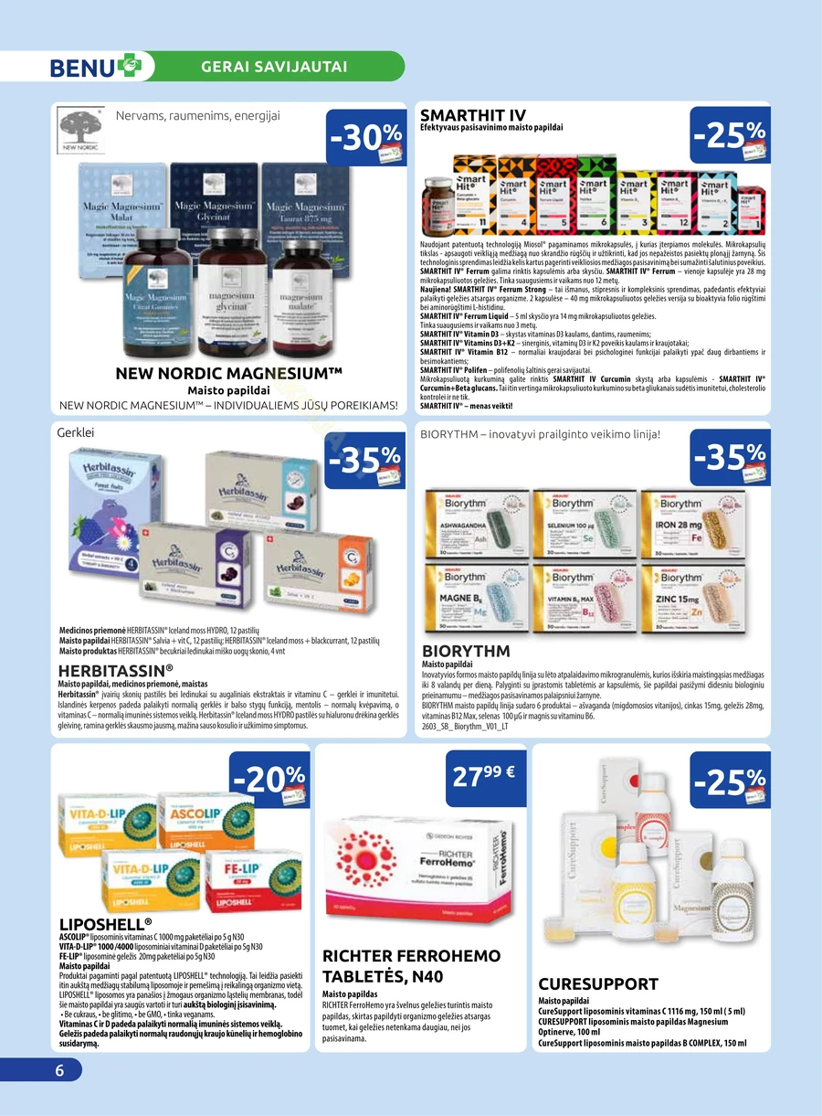 BENU akcijų leidinys puslapis 6