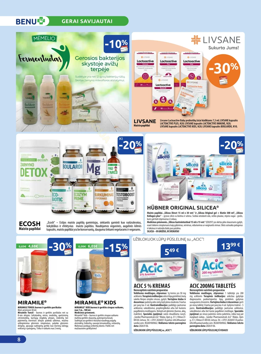 BENU akcijų leidinys puslapis 8
