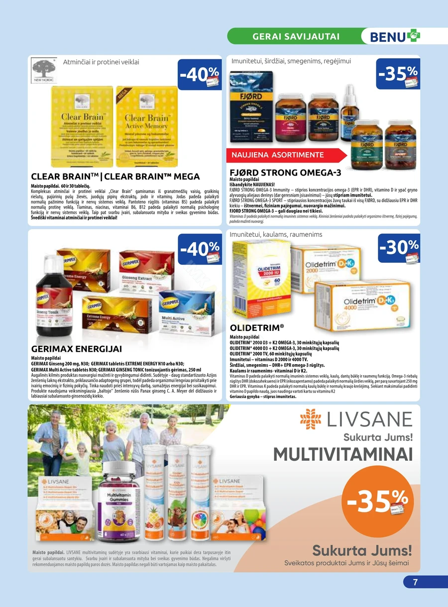 BENU akcijų leidinys puslapis 7