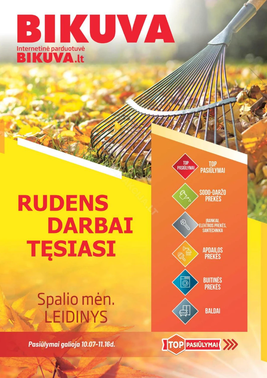 BIKUVA akcijų leidinys puslapis 1