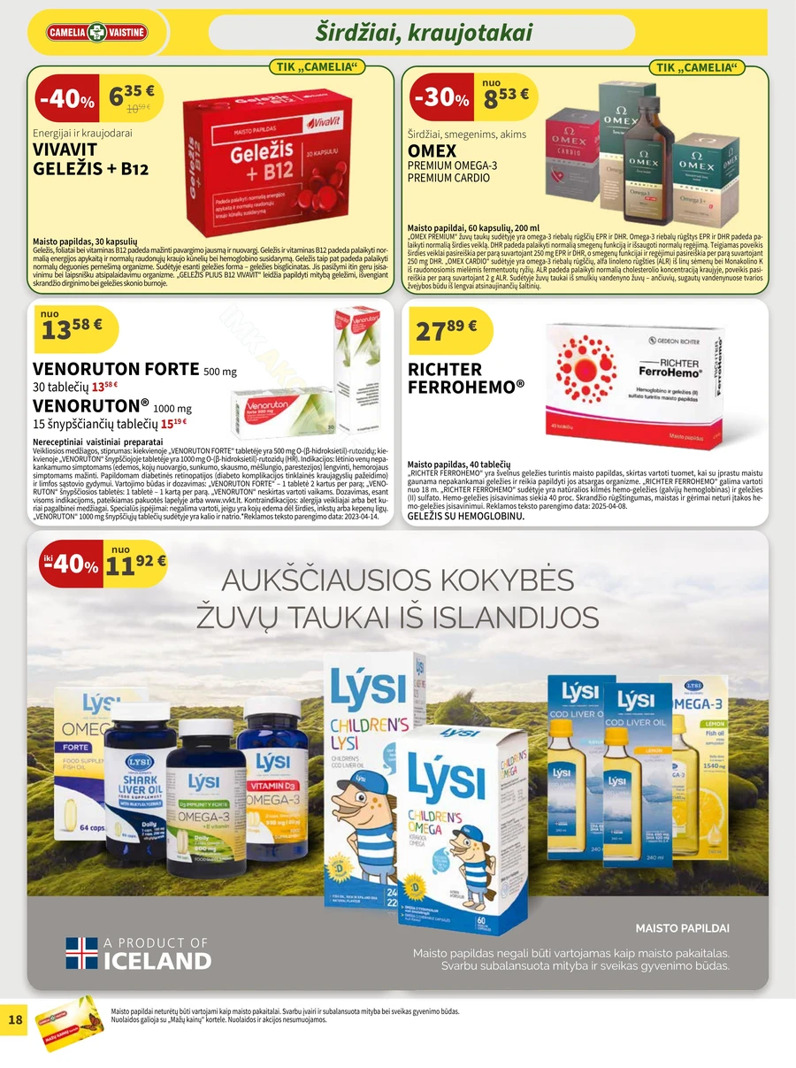 CAMELIA akcijų leidinys puslapis 18