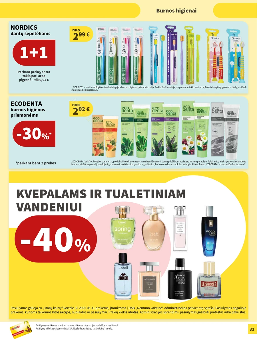 CAMELIA akcijų leidinys puslapis 33