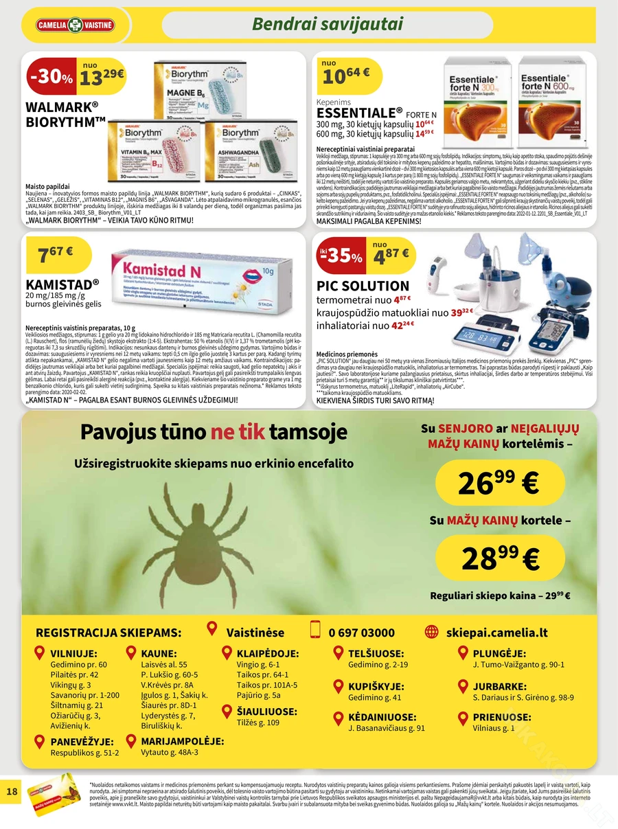 CAMELIA akcijų leidinys puslapis 18
