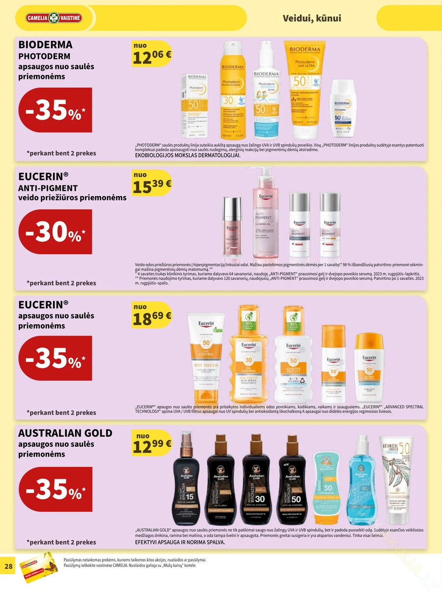 CAMELIA akcijų leidinys puslapis 28