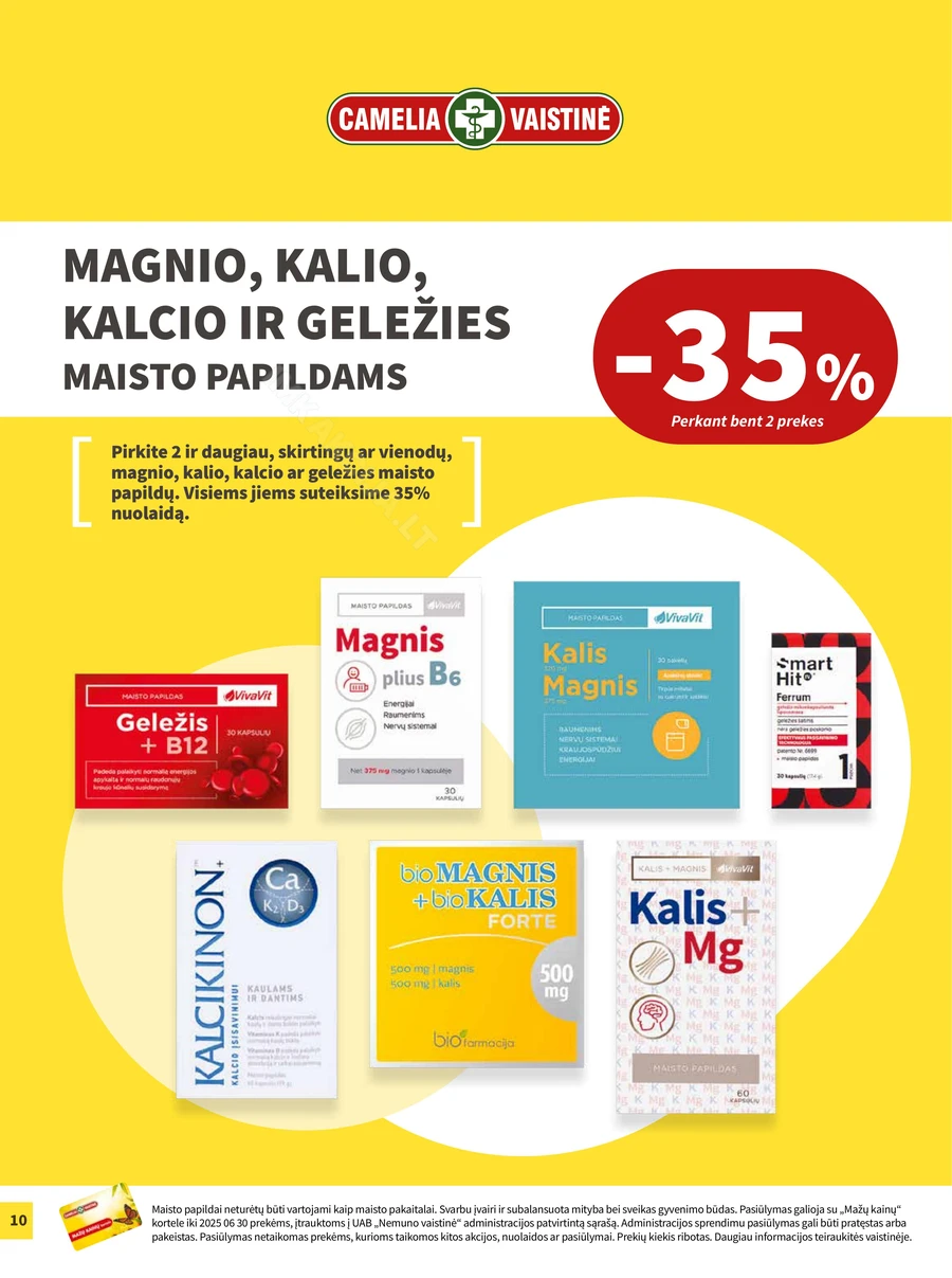 CAMELIA akcijų leidinys puslapis 10