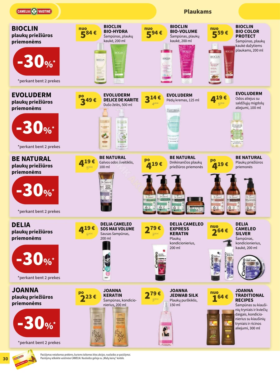 CAMELIA akcijų leidinys puslapis 30