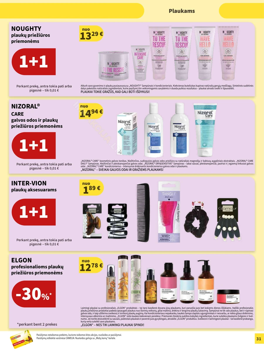 CAMELIA akcijų leidinys puslapis 31
