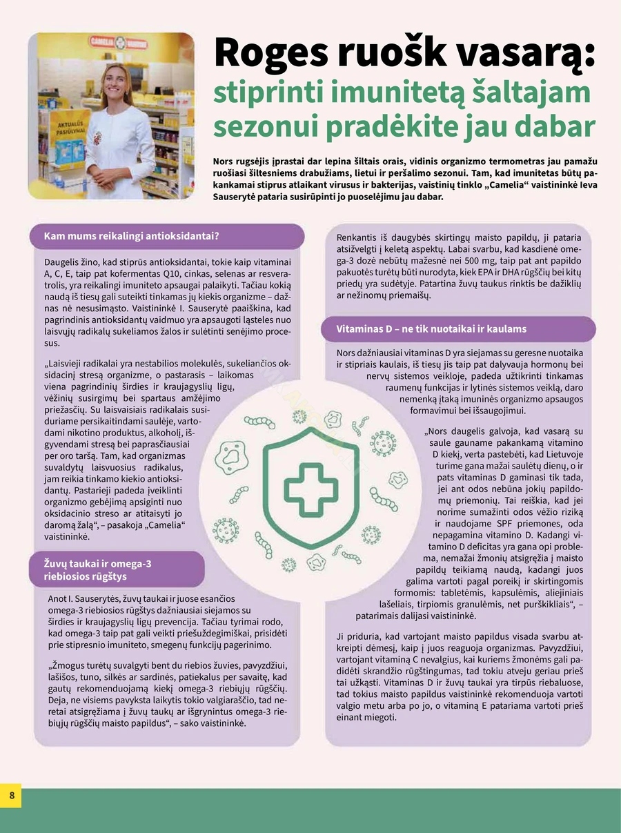 CAMELIA akcijų leidinys puslapis 8