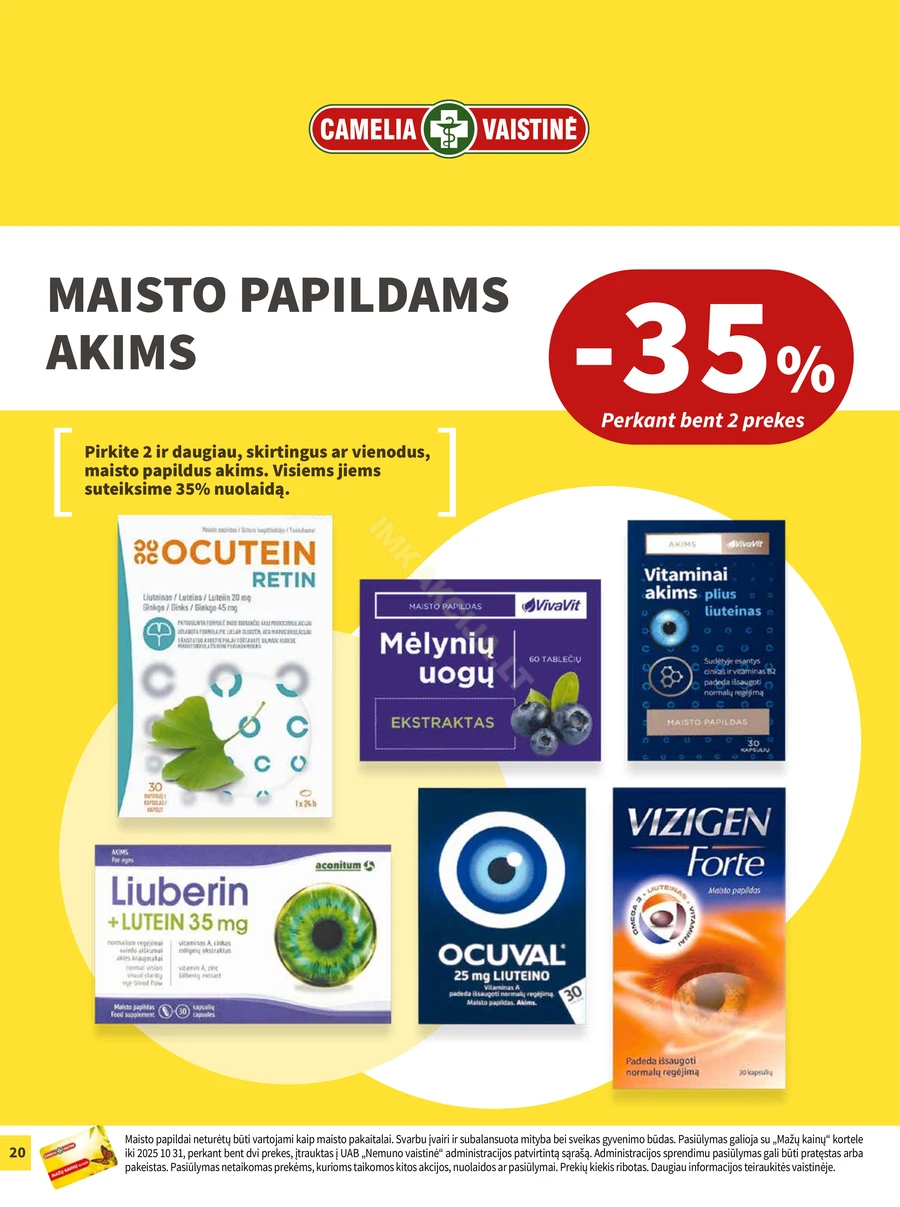 CAMELIA akcijų leidinys puslapis 20