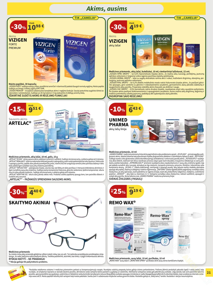 CAMELIA akcijų leidinys puslapis 21