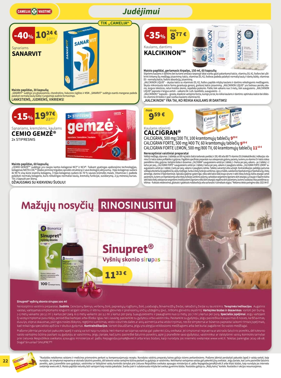 CAMELIA akcijų leidinys puslapis 22