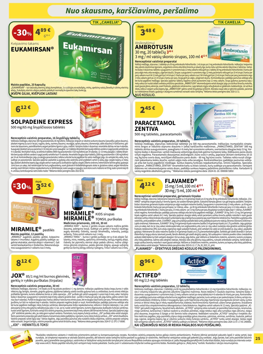 CAMELIA akcijų leidinys puslapis 25