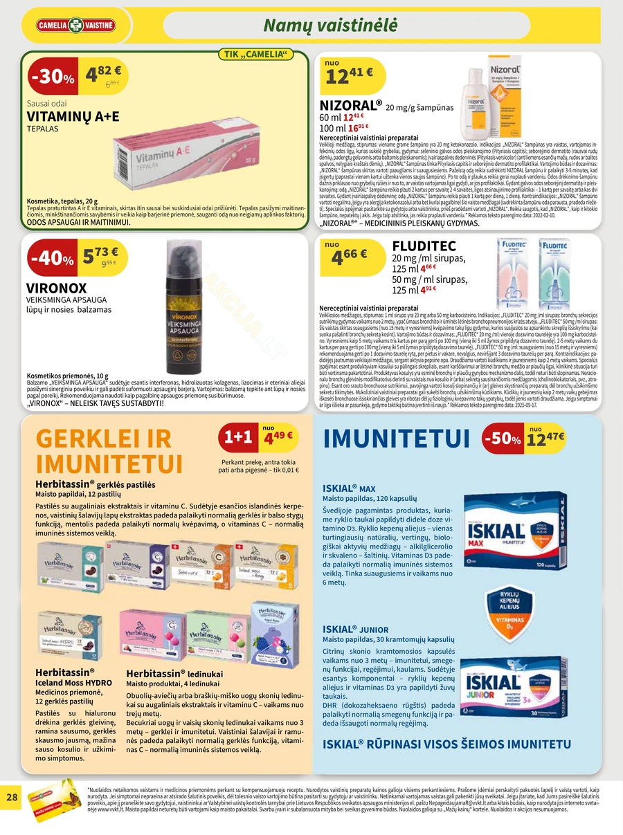 CAMELIA akcijų leidinys puslapis 28