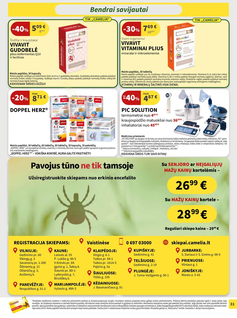 CAMELIA akcijų leidinys puslapis 31