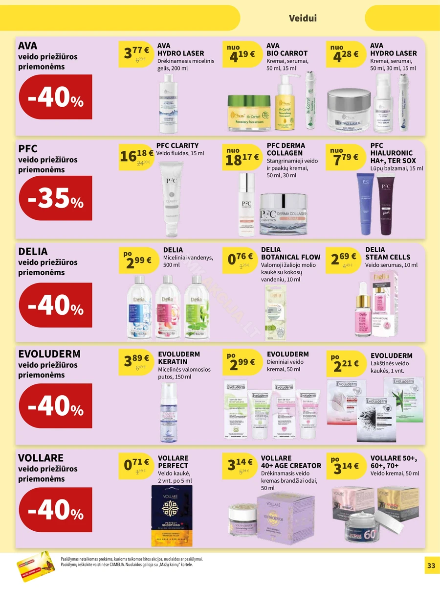 CAMELIA akcijų leidinys puslapis 33