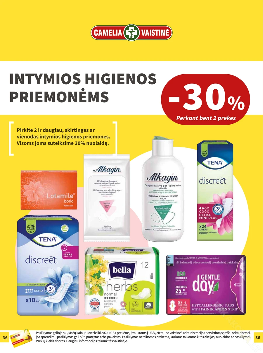 CAMELIA akcijų leidinys puslapis 36