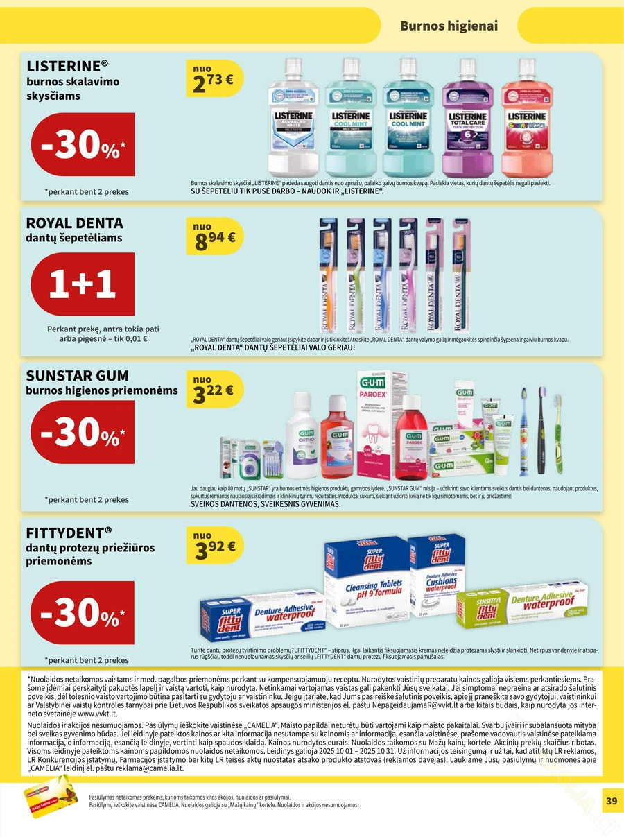 CAMELIA akcijų leidinys puslapis 39