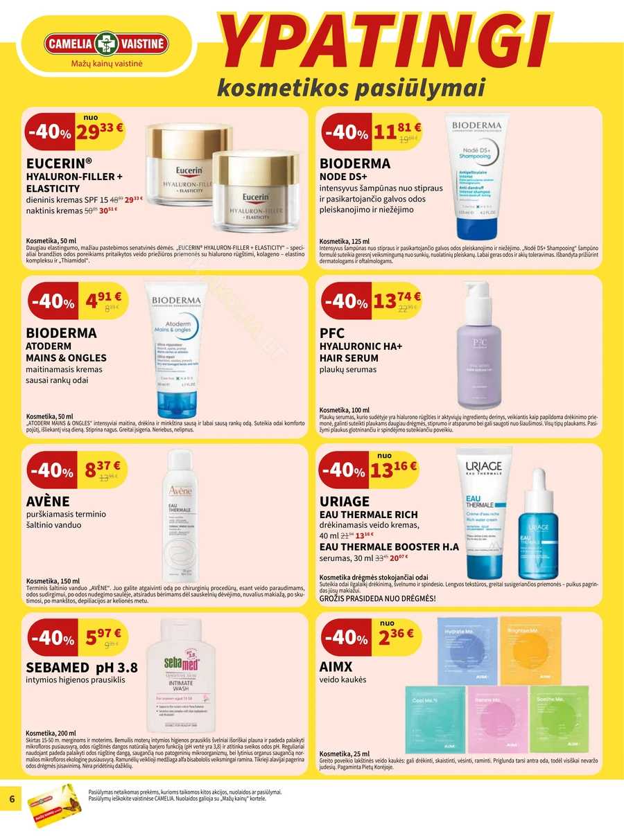 CAMELIA akcijų leidinys puslapis 6