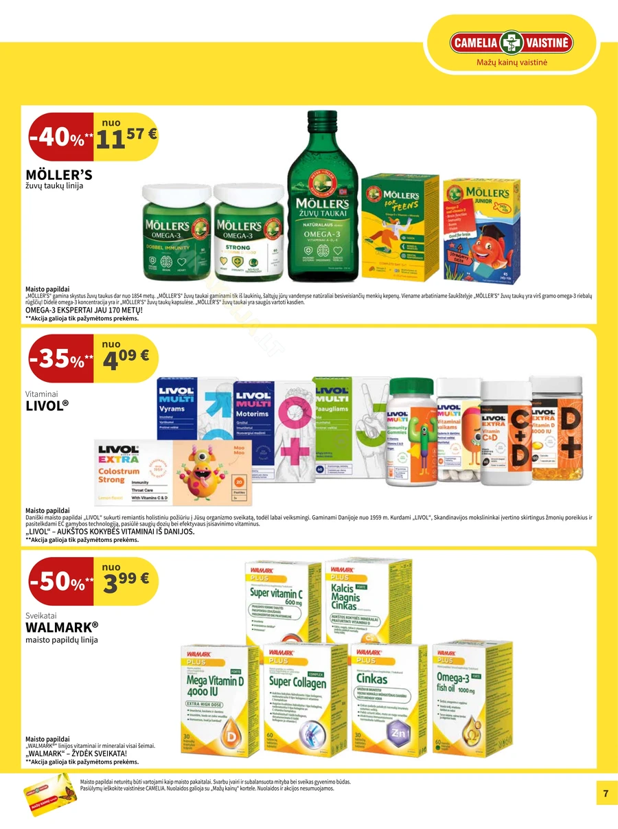 CAMELIA akcijų leidinys puslapis 7